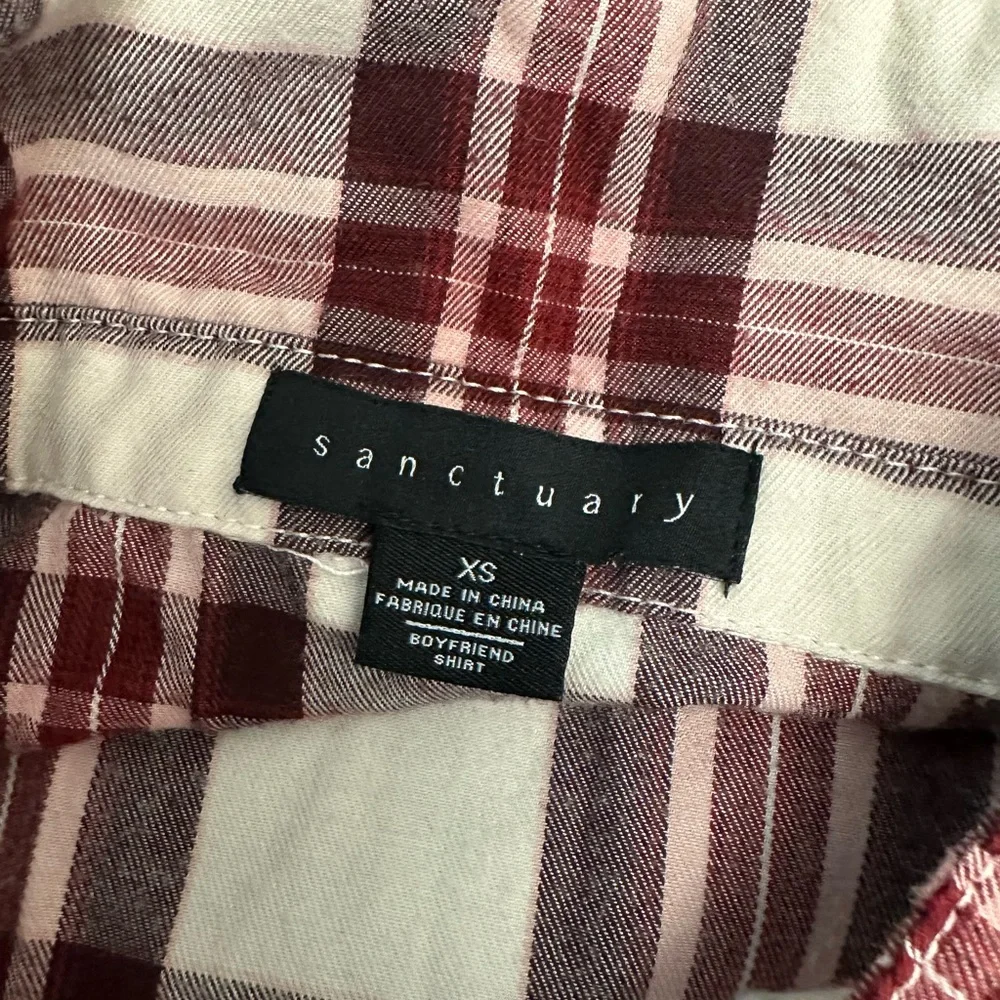 Sanctuary Plaid Button Down Shirt - Picture 3 of 5